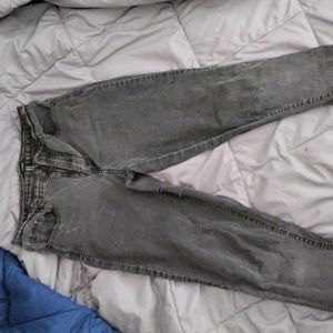 Dark Grey Forever 21 Skinny Jeans